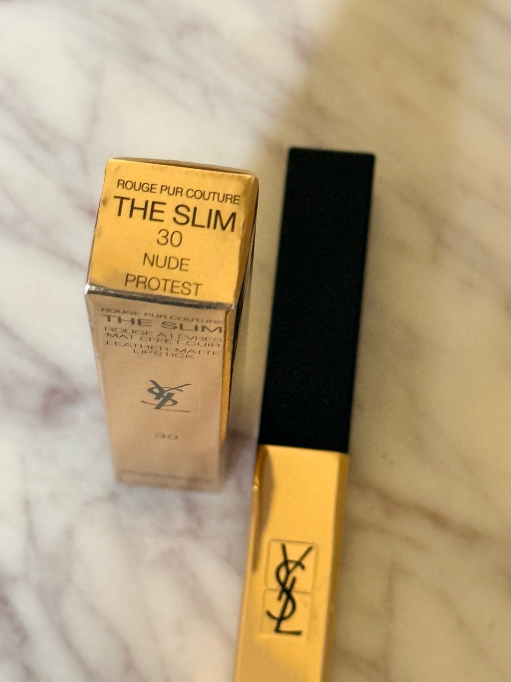 Yves Saint Laurent 
Rouge Pur Couture The Slim Matte Lipstick Nude Protest NIB - Picture 3 of 7